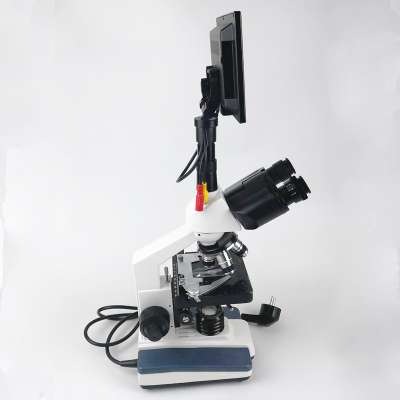 900x economical compond student microscope 9" lcd screen digital microscope slide scanner